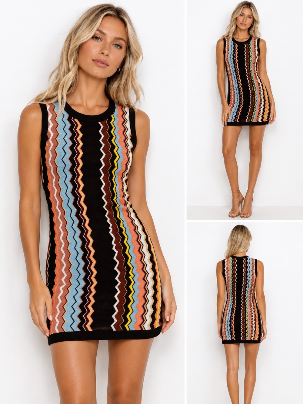 Missoni for Target Chevron Knit Sleeveless Mini Sweater Dress XS